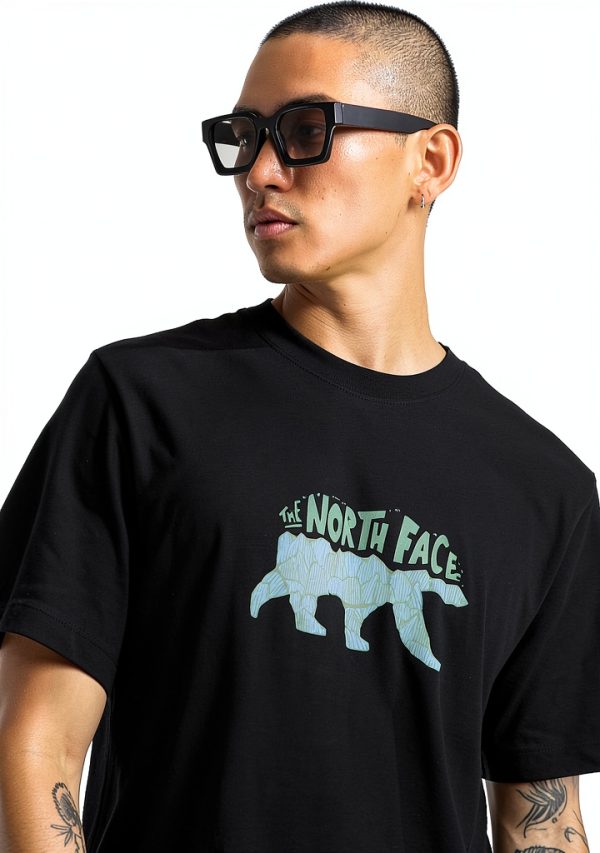 The North Face Men T-Shirt Cotton Short Sleeve TNF Bear-2