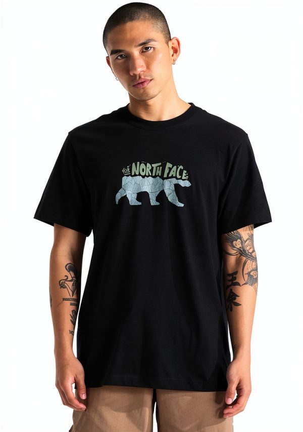 The North Face Men T-Shirt Cotton Short Sleeve TNF Bear-0