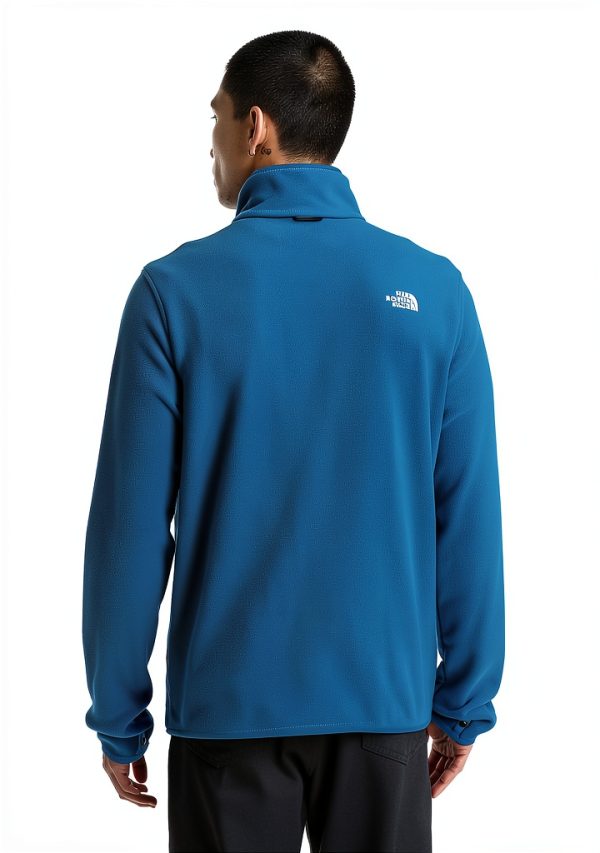 Mens Glacier Fleece Jacket The North Face Recycled Fit-2