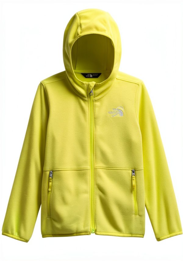 The North Face Kids Glacier Fleece Hoodie Boys Girls Jacket-4