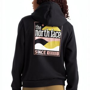 The North Face Womens Hoodie Premium Cotton Blend Outdoor-0