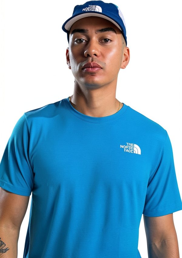 Mens North Face T Shirt Recycled FlashDry Regular Fit-2