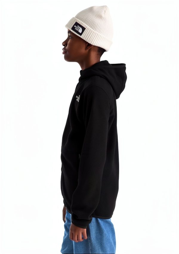 The North Face Glacier Fleece Hoodie Youth Outdoor Jacket-1