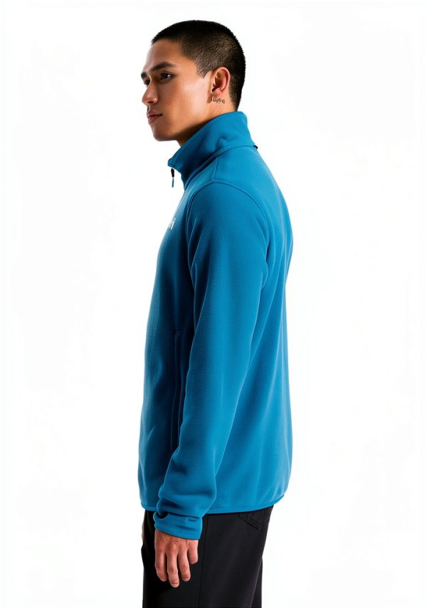 Mens Glacier Fleece Jacket The North Face Recycled Fit-1