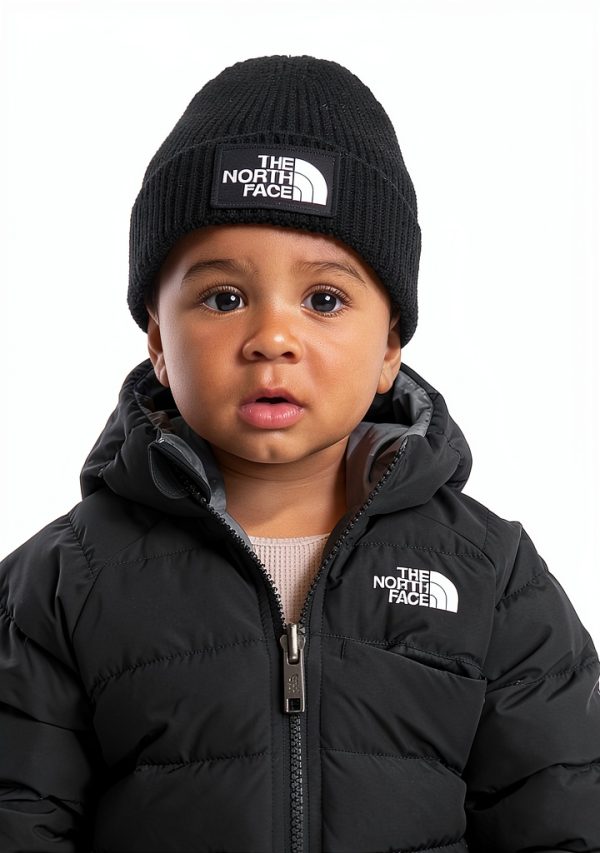 Baby Logo Box Beanie The North Face Recycled Soft Warm-1