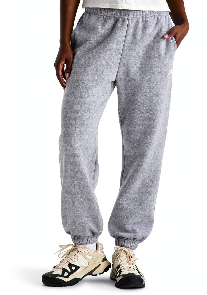 The North Face Womens Simple Dome Pant in Mars Dust color on a hiking trail