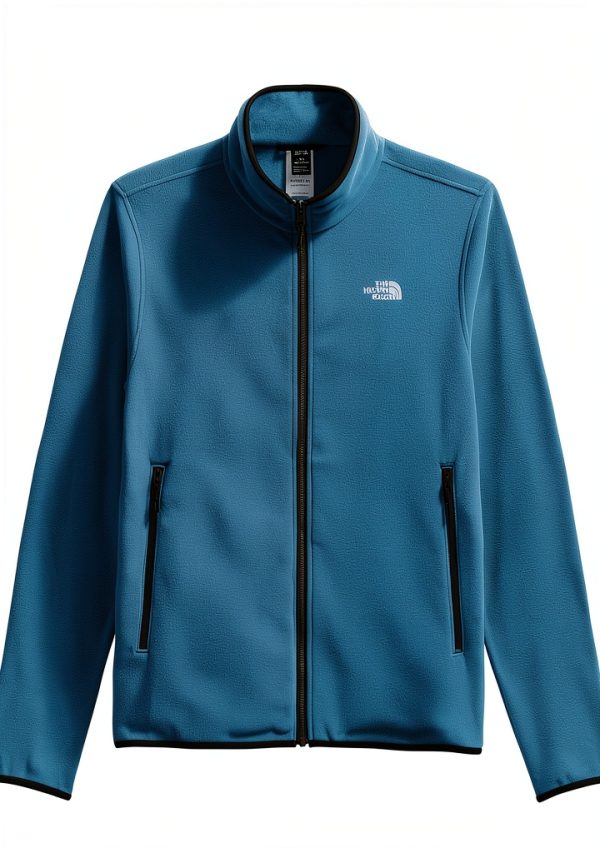 Mens Glacier Fleece Jacket The North Face Recycled Fit-4
