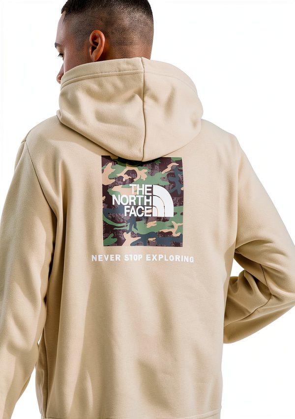 The North Face Mens Hoodie Cotton Blend Standard Fit Outdoor-2