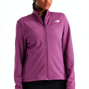 The North Face Womens Fleece Jacket Grid Fleece Zip Up-0