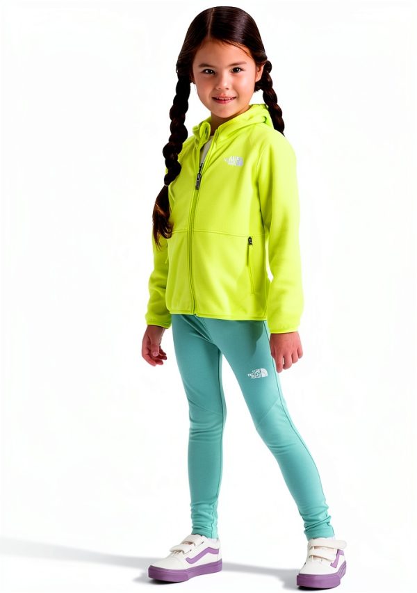 The North Face Kids Glacier Fleece Hoodie Boys Girls Jacket-3