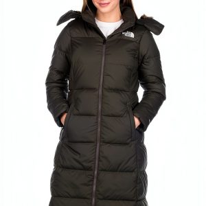 North Face Womens Snowboarding Jacket Down Parka Polyester-0