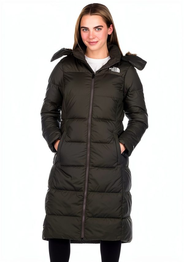 North Face Womens Snowboarding Jacket Down Parka Polyester-0