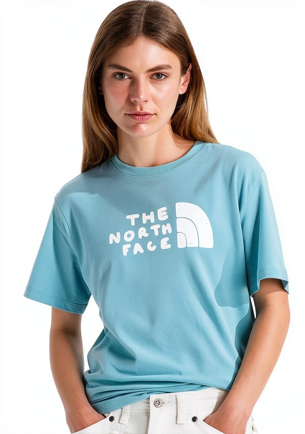 The North Face Womens T-Shirt Cotton Logo Tee Outdoor-0