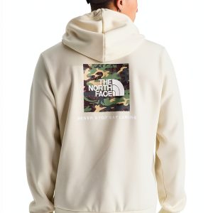 The North Face Box Camo Hoodie Men Outdoor Cotton Blend-0