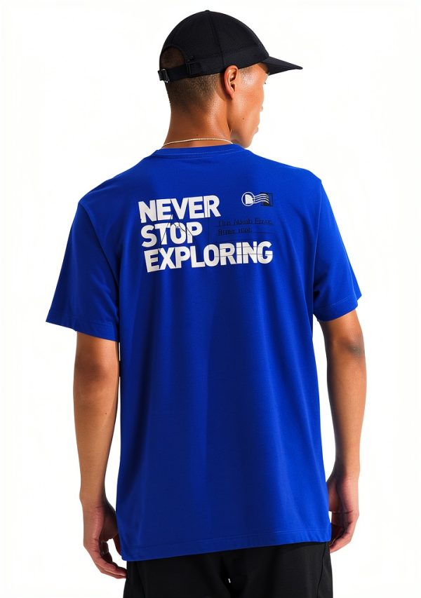 Mens Graphic Tee The North Face Cotton Outdoor Style-0