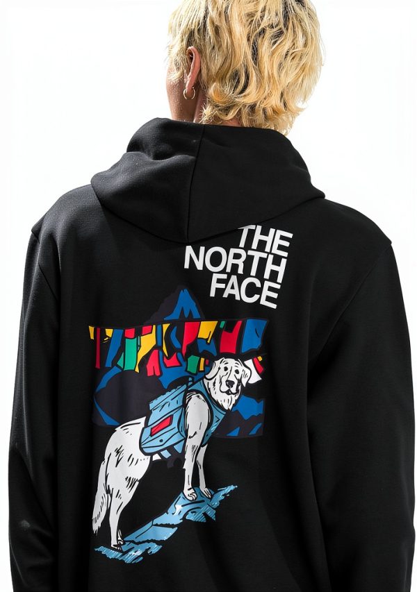 The North Face Mens Hoodie Cotton Blend Graphic Outdoor-2