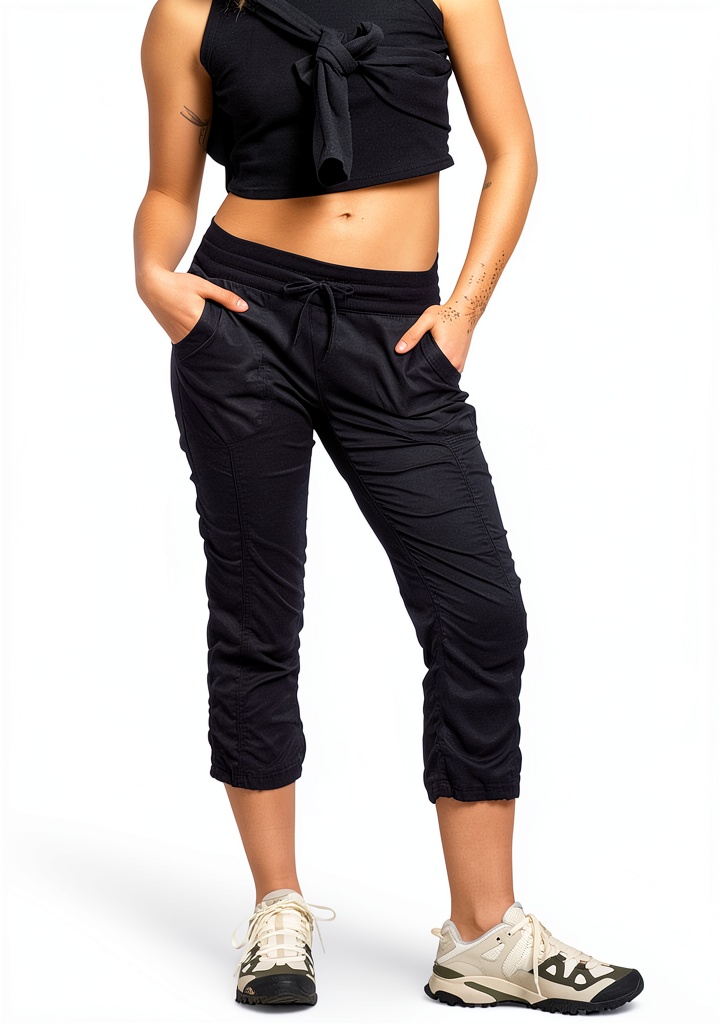 The North Face Women's Aphrodite 2.0 Capris in outdoor setting