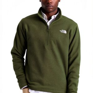 The North Face Mens Fleece Quarter Zip Recycled Polyester-0