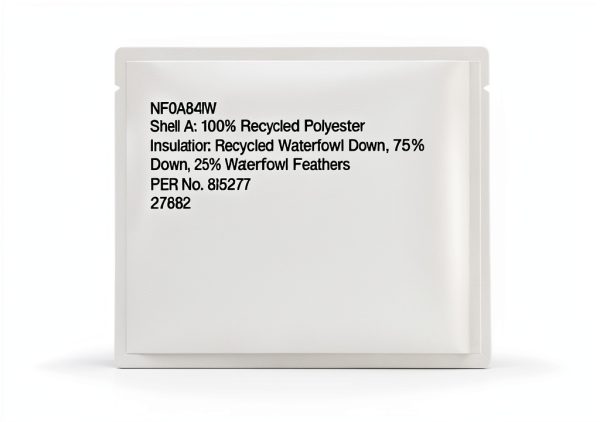 Women Recycled Polyester Ski Jacket Zipper Green Smooth-4