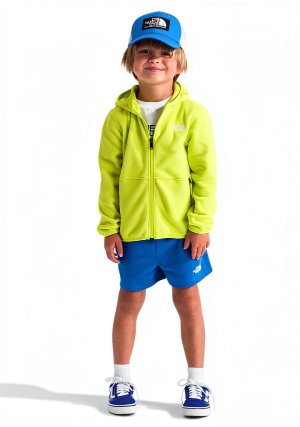 The North Face Kids Glacier Fleece Hoodie Boys Girls Jacket-5