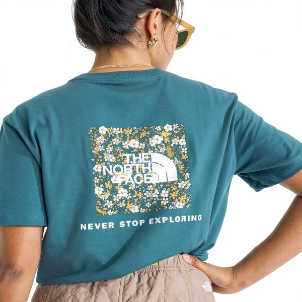 Women's Floral Box Tee The North Face Cotton Soft-2